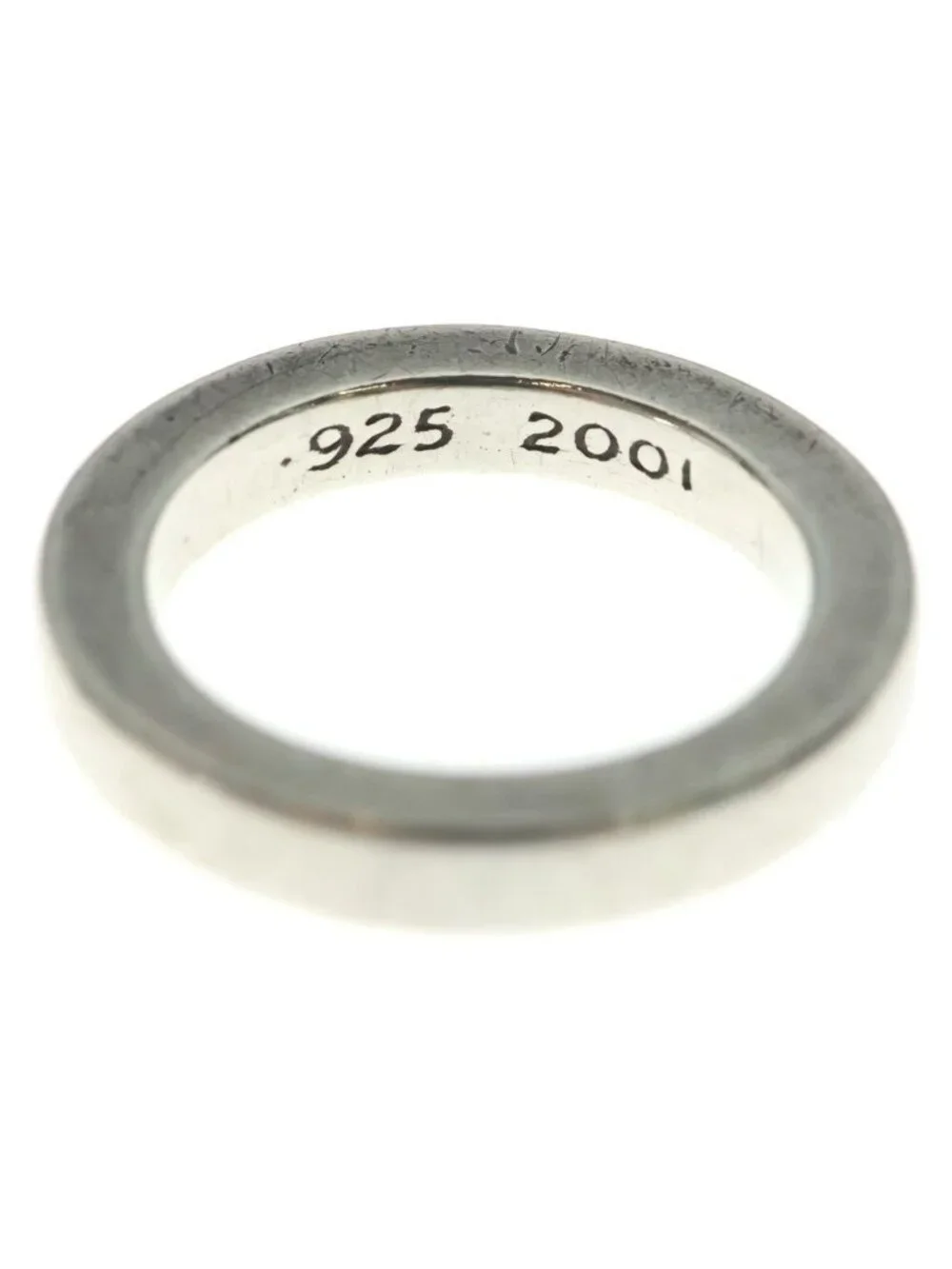 Chrome Hearts Spacer Pln Plain Ring Silver